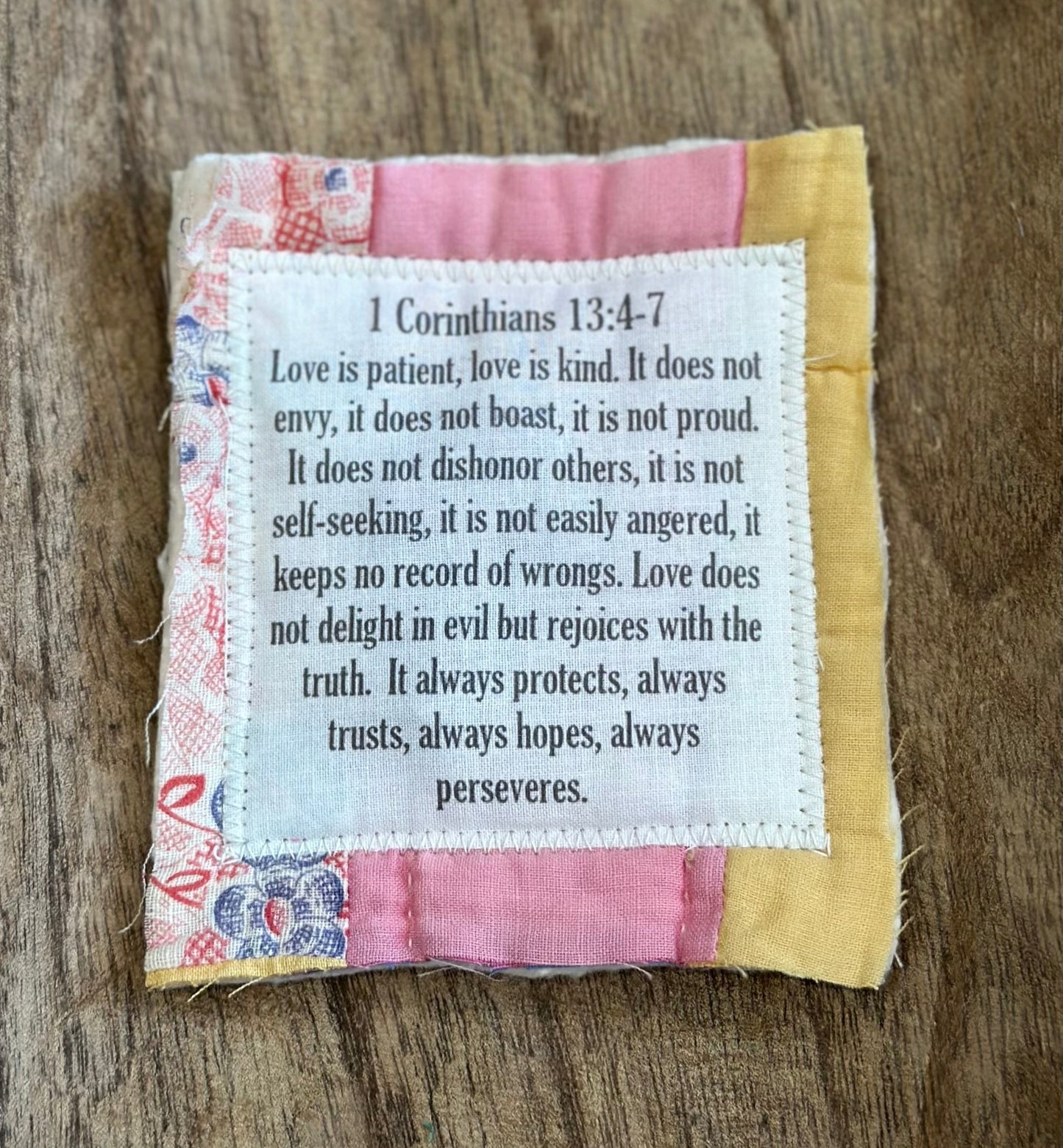 ✝️Best Encouraged And Blessed Gift-Prayer Quilt with cross inside