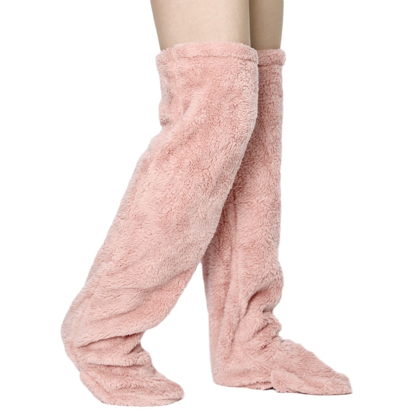 Fleece-Kniestrümpfe