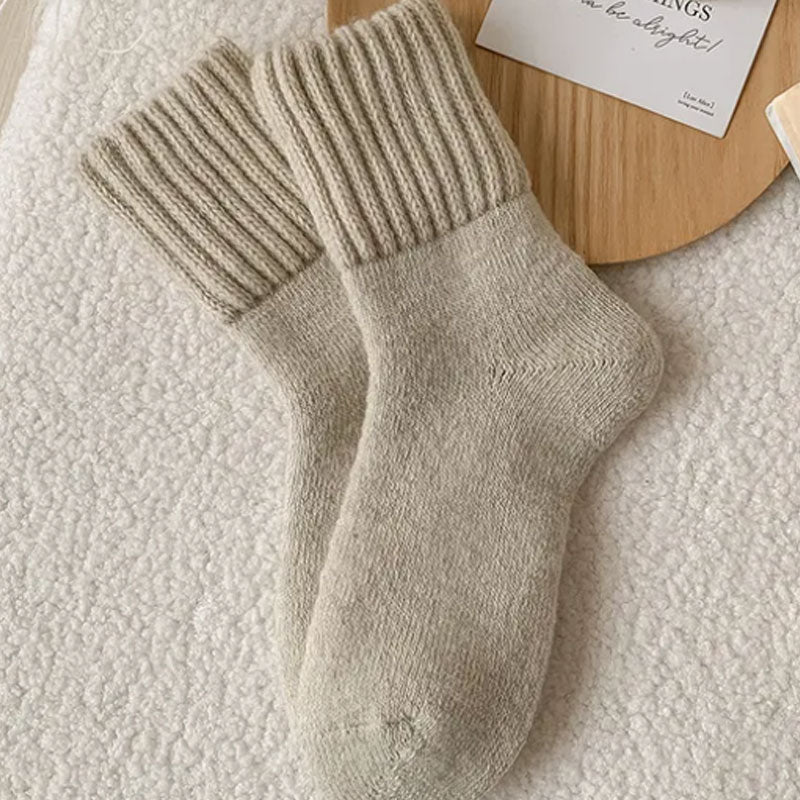 🧦 Teplé vlněné ponožky v délce do poloviny lýtek