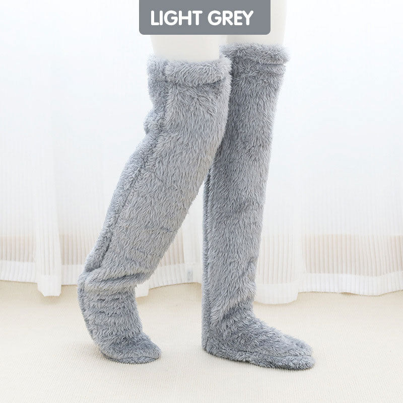 Fleece-Kniestrümpfe