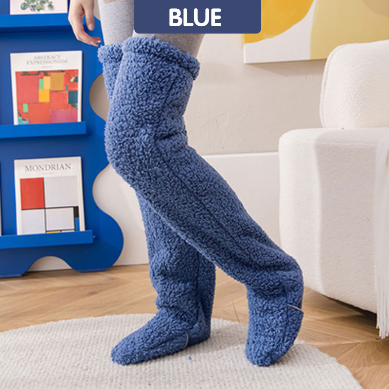 Fleece-Kniestrümpfe
