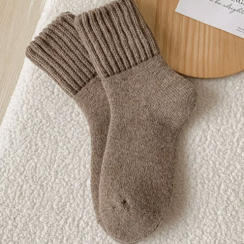 🧦 Teplé vlněné ponožky v délce do poloviny lýtek