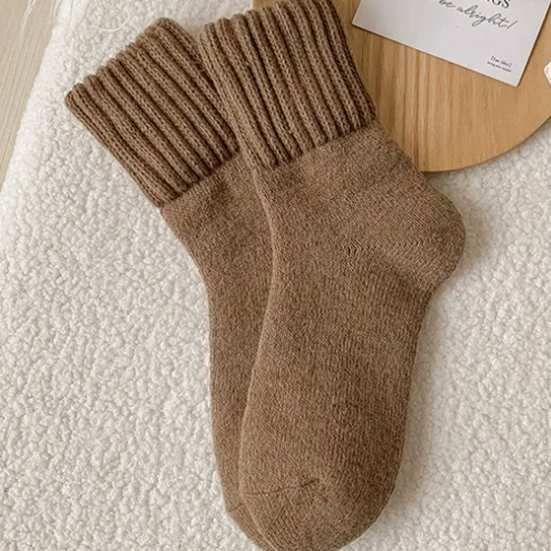 🧦 Teplé vlněné ponožky v délce do poloviny lýtek