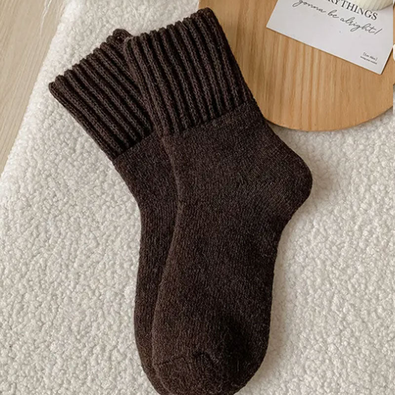 🧦 Teplé vlněné ponožky v délce do poloviny lýtek