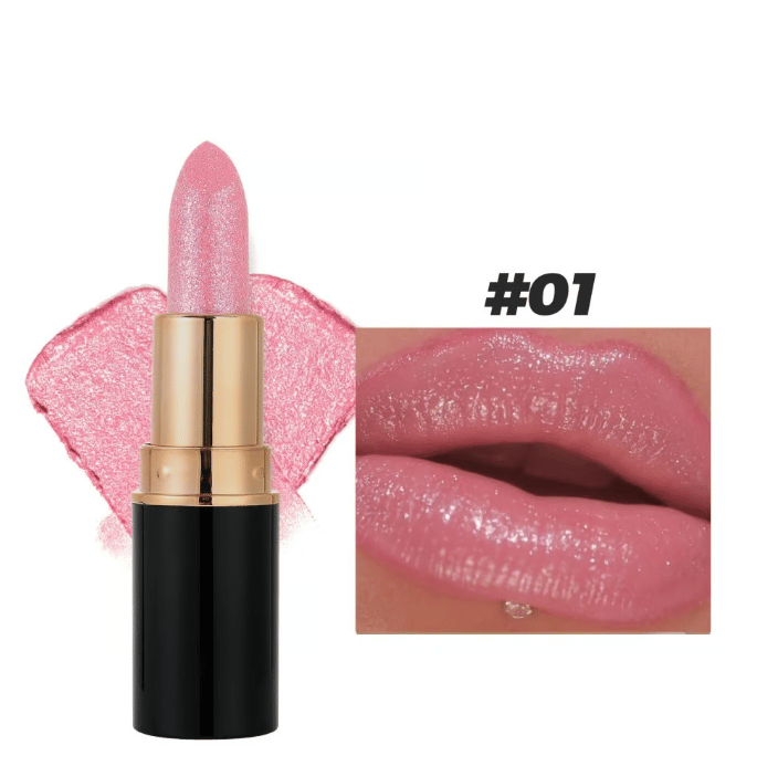 Diamant-Lippenglanz Glitzer-Lippenstift Wasserfest