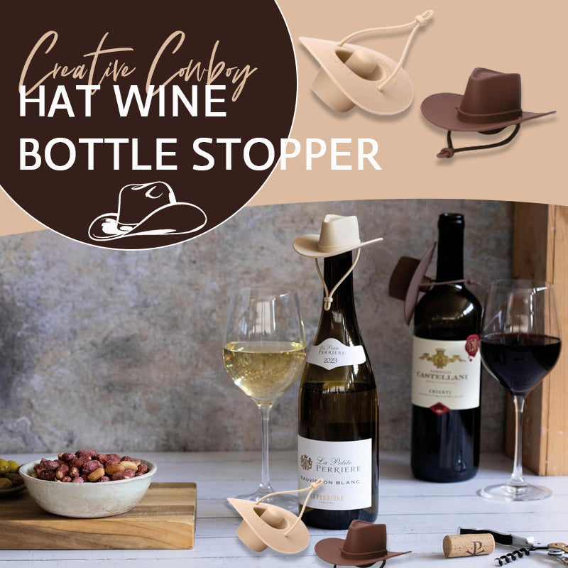 Kreativer Cowboyhut Weinflaschenstopper