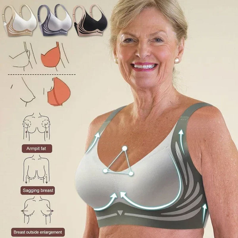 🎁 Super geraffter BH | Kabelloser Push-up-BH👍Keine schlaffen Brüste mehr