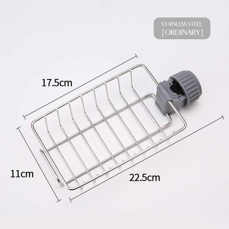 2-in-1-Edelstahl-Armaturenablage
