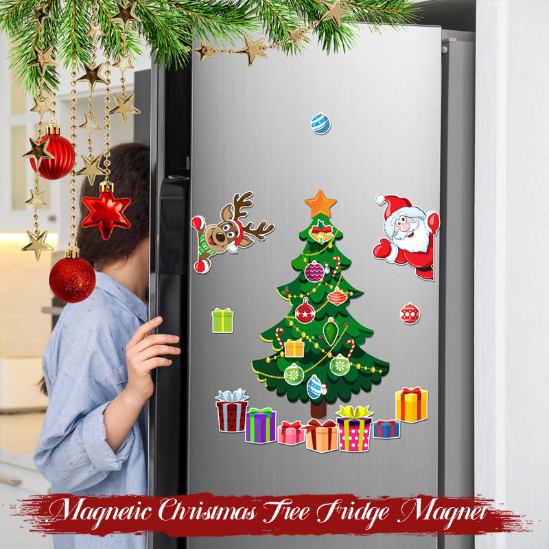 🎄Vánoční magnetické samolepky na ledničku