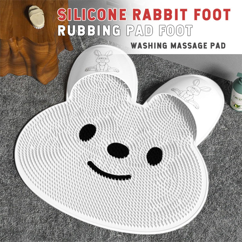 Silikon-Fußabreibekissen Fußwasch-Massagekissen