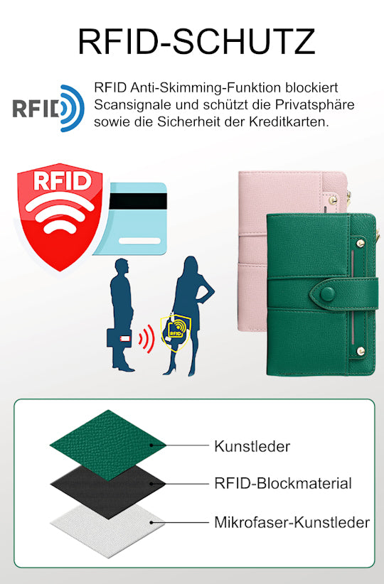 Dampftasche aus Leder mit Reißverschluss