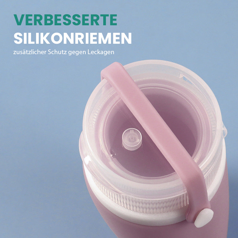 Auslaufsichere Silikon-Spenderflasche Mit Riemen