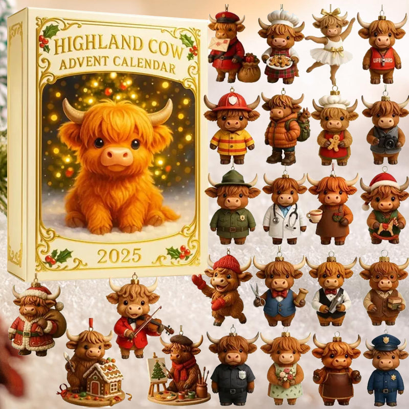 🐮🎄 Adventní kalendář Highland Cow 2025