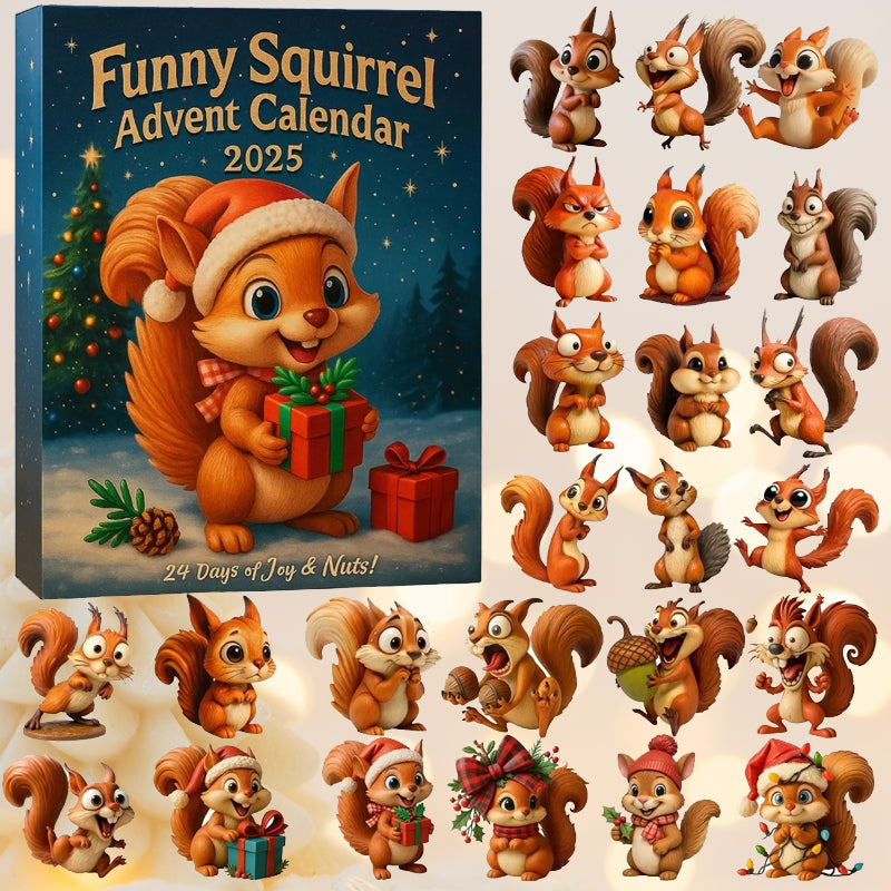 🐿️🎁 Vtipný adventní kalendář s veverkami 2025