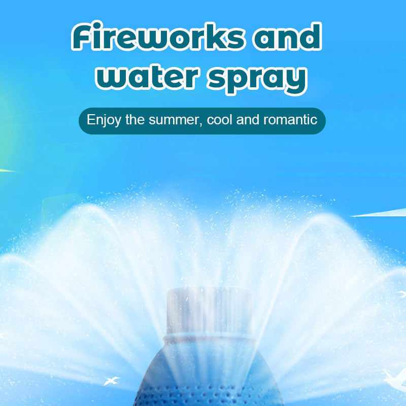 Giocattoli con fuochi d'artificio ad acqua
