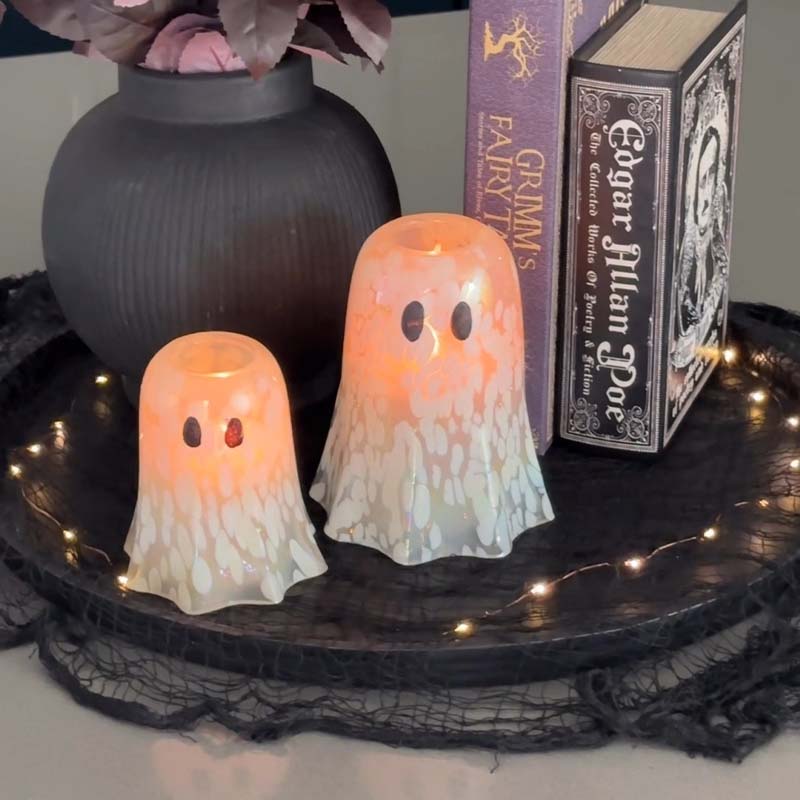 Halloweenské svíčkové kryty