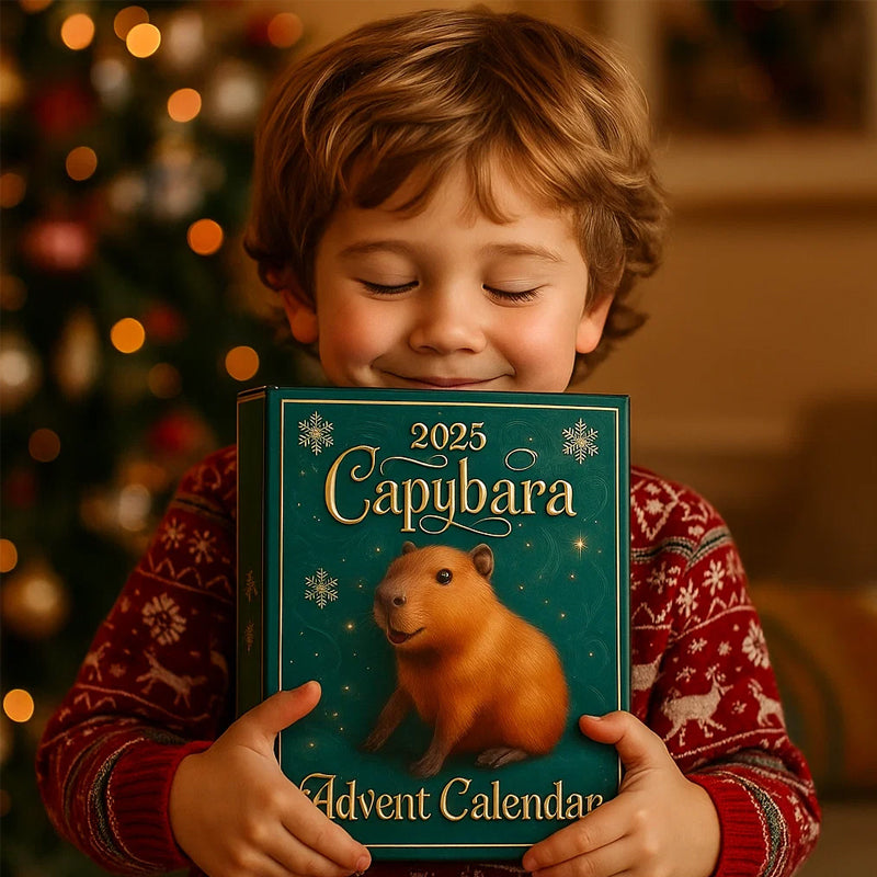 🐾 Adventní kalendář Capybara 2025 – 24 dní příjemných překvapení 🎄✨