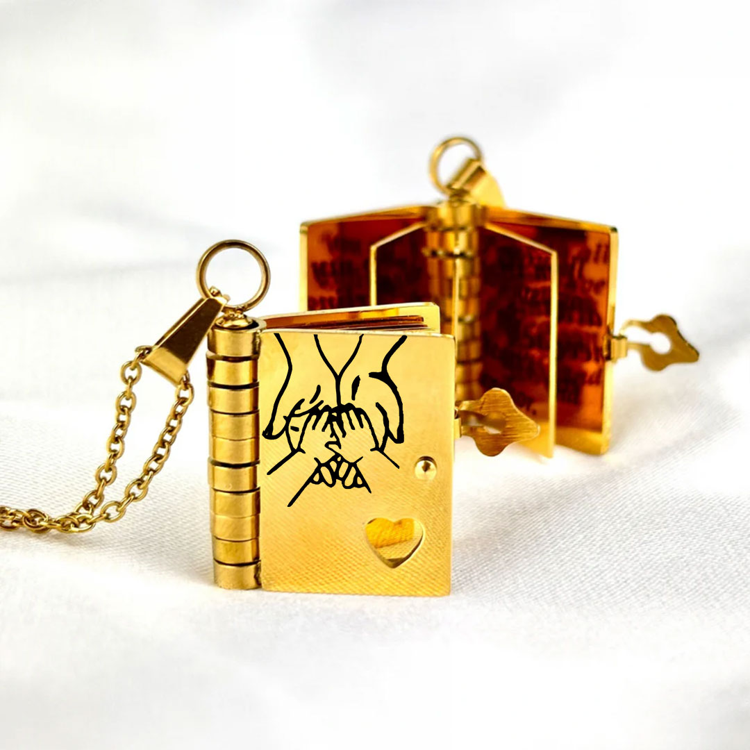 Incredible Book Necklace