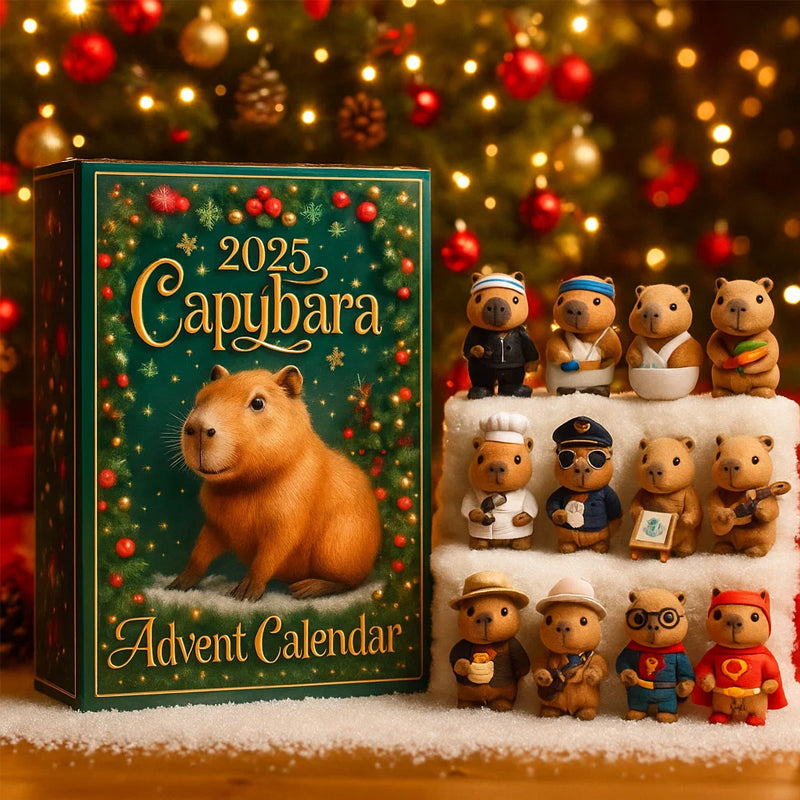 🐾 Adventní kalendář Capybara 2025 – 24 dní příjemných překvapení 🎄✨