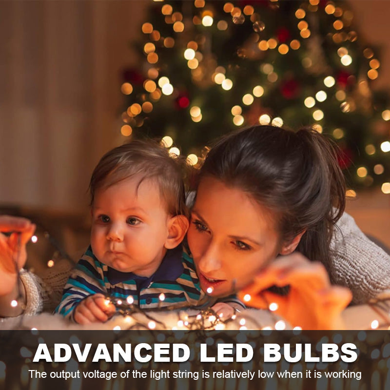 🎄 LED prstencové pěticípé hvězdné vánoční stromkové světlo 🎄
