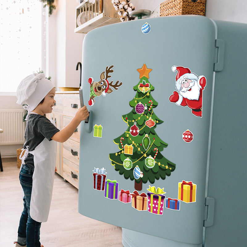🎄Vánoční magnetické samolepky na ledničku
