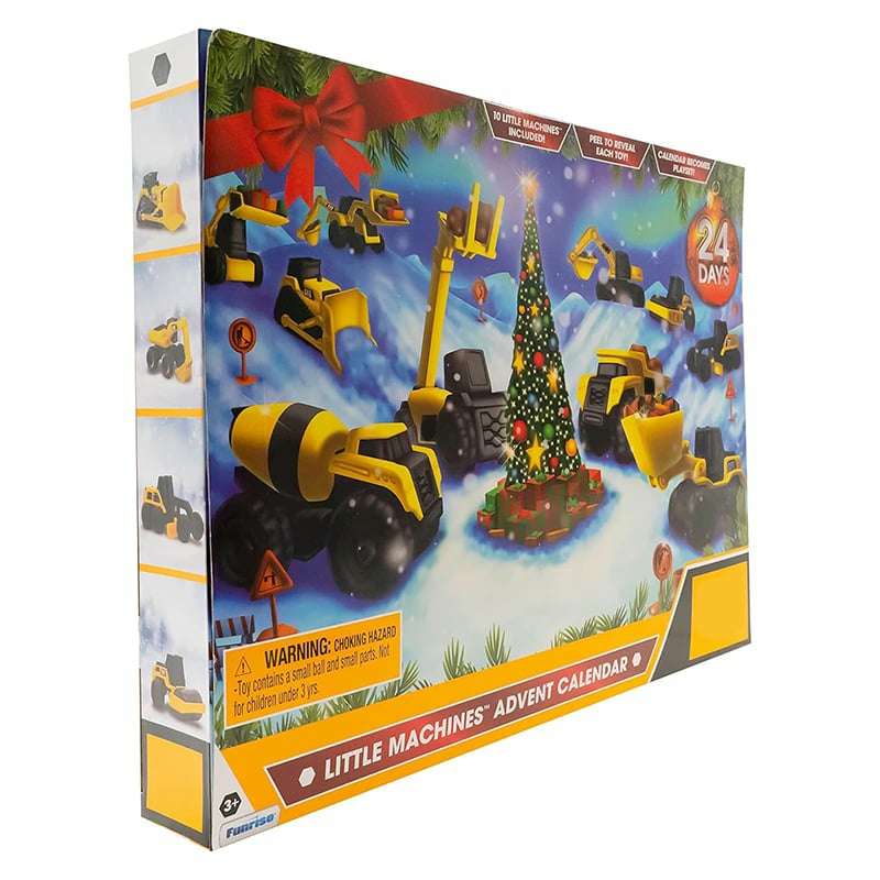 24denní adventní kalendář s stavebním autíčkem