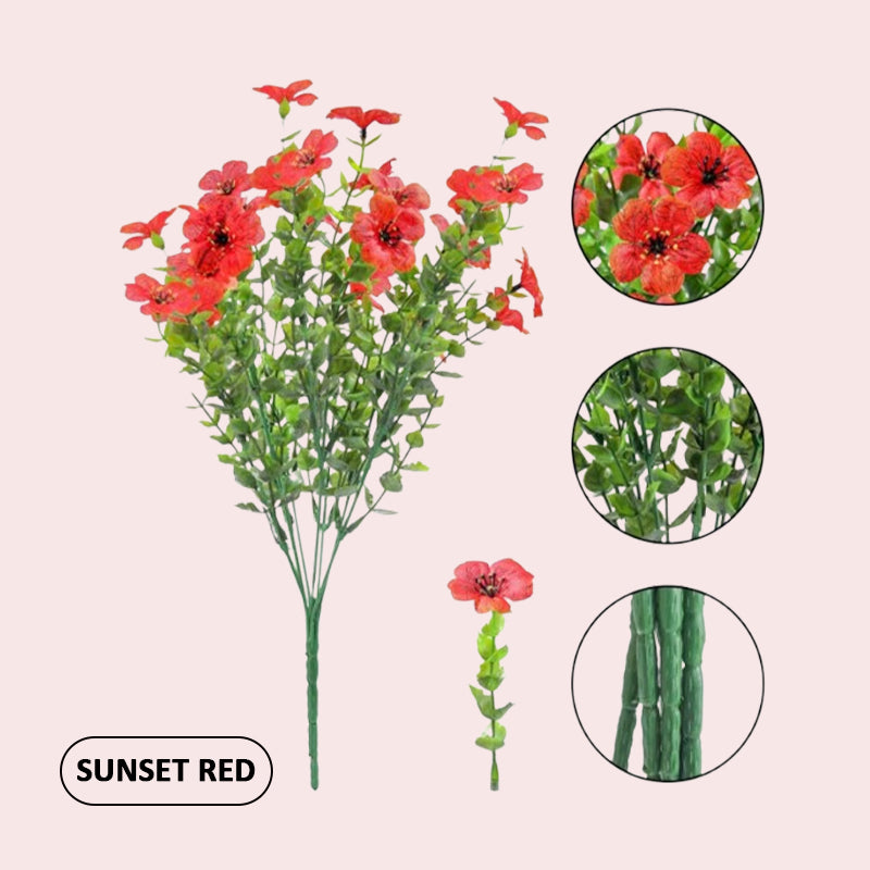 🌺UV-beständige bunte künstliche Blume