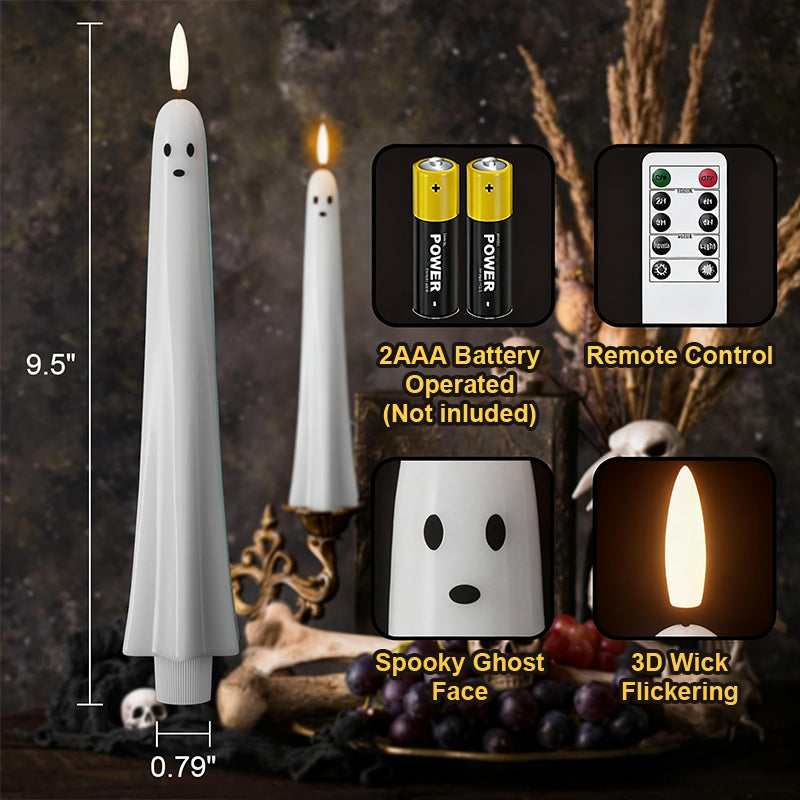 Dálkové ovládání Ghost Face 3D blikající svíčka