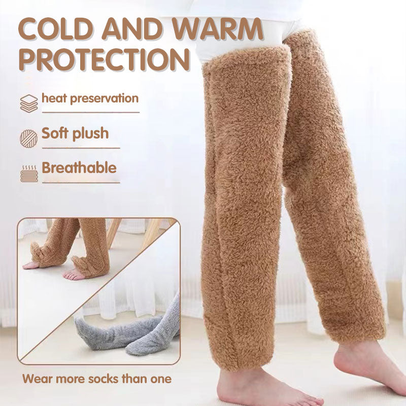 Fleece-Kniestrümpfe
