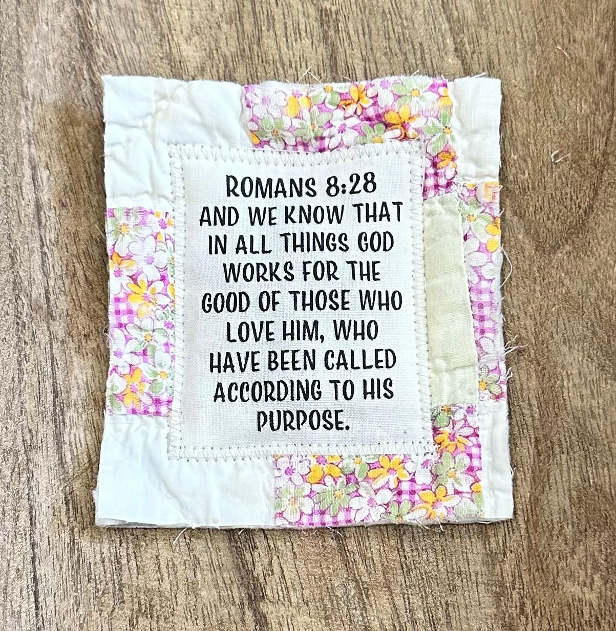 ✝️Best Encouraged And Blessed Gift-Prayer Quilt with cross inside