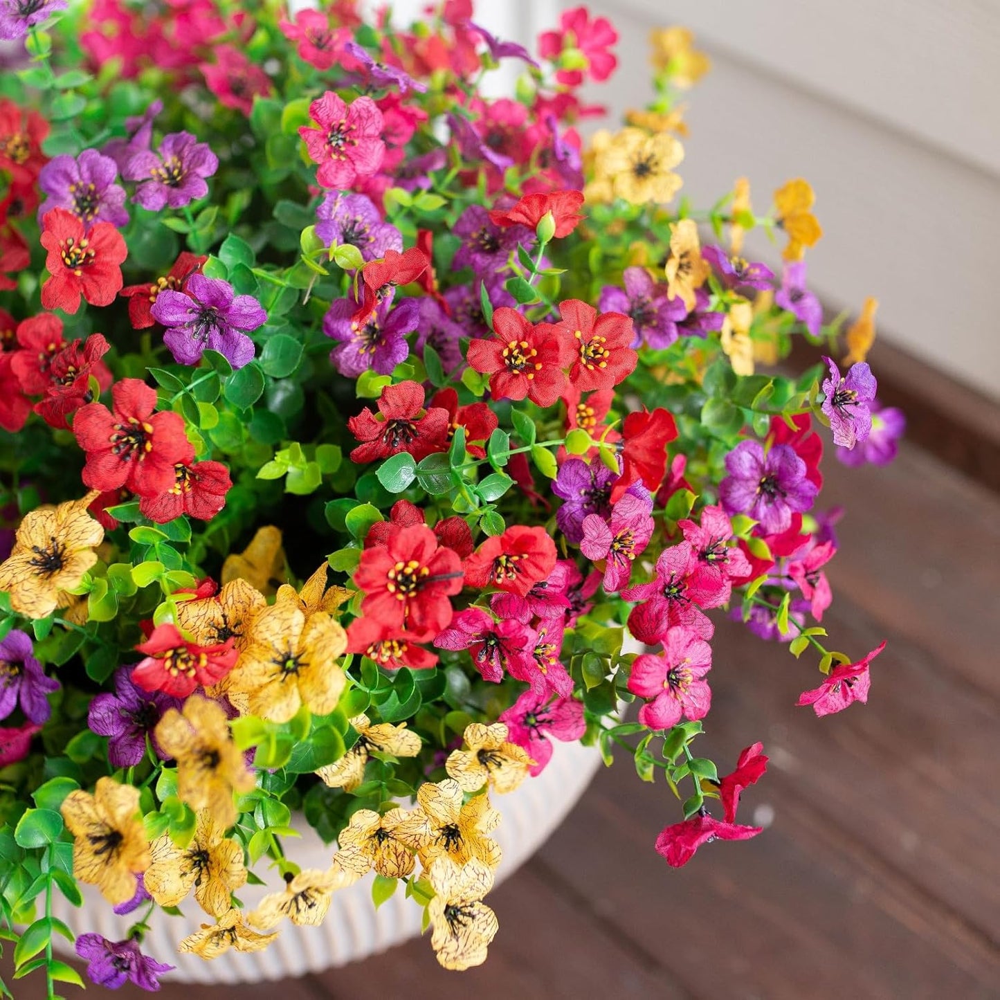 🌺UV-beständige bunte künstliche Blume
