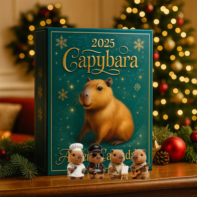 🐾 Adventní kalendář Capybara 2025 – 24 dní příjemných překvapení 🎄✨