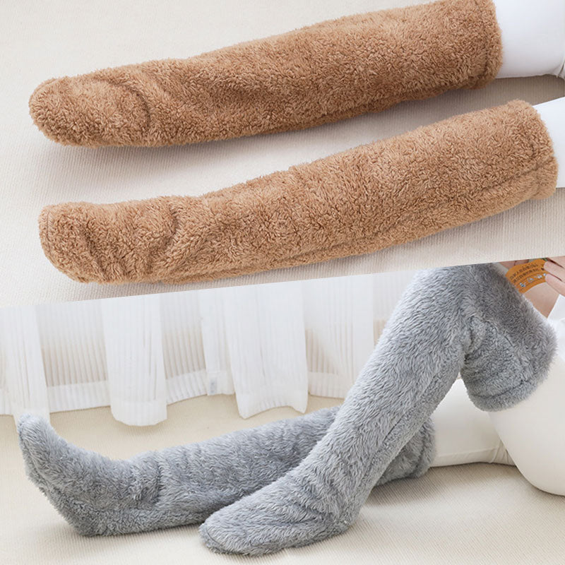 Fleece-Kniestrümpfe
