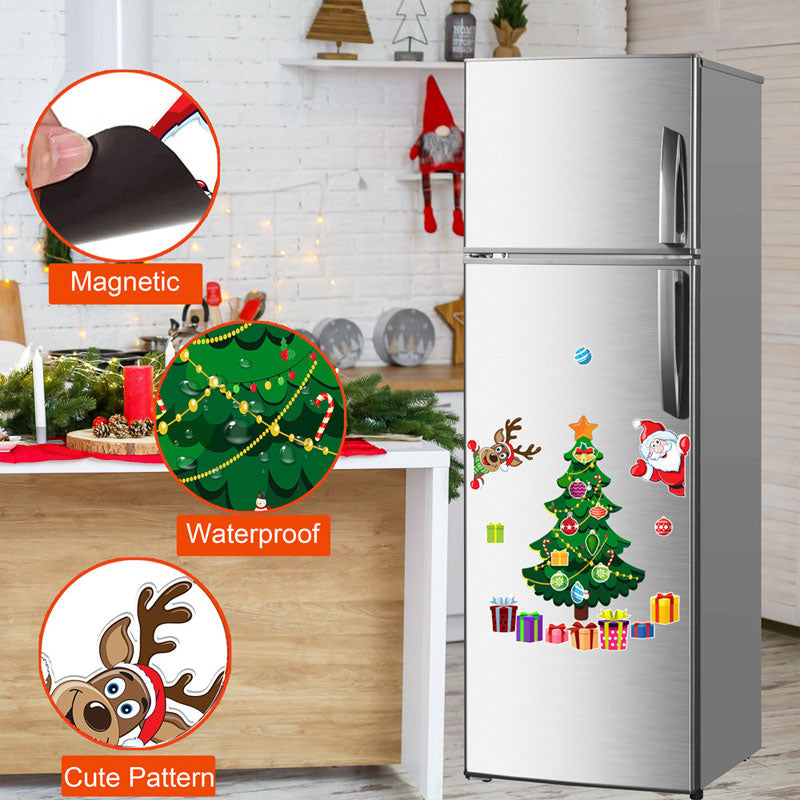 🎄Vánoční magnetické samolepky na ledničku