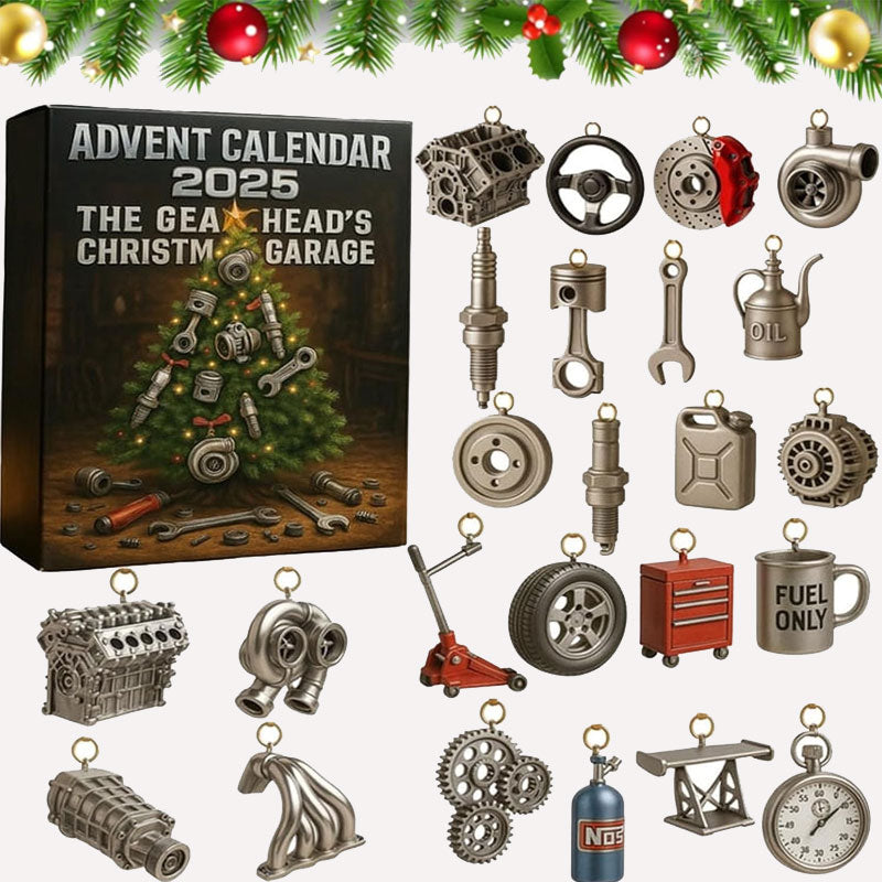 Gearheads Vánoční adventní kalendář pro garáž 2025 🔧🎄🚗