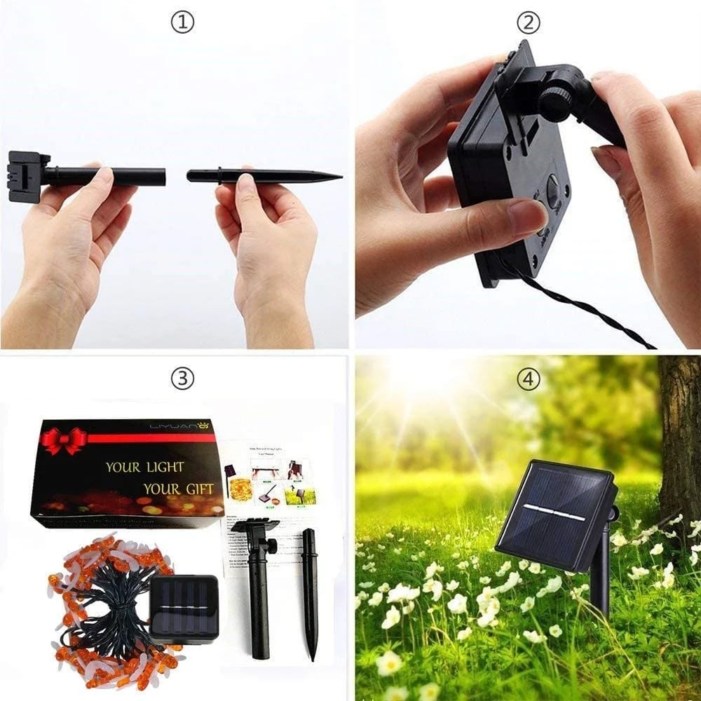 🐝Solární LED světýlka