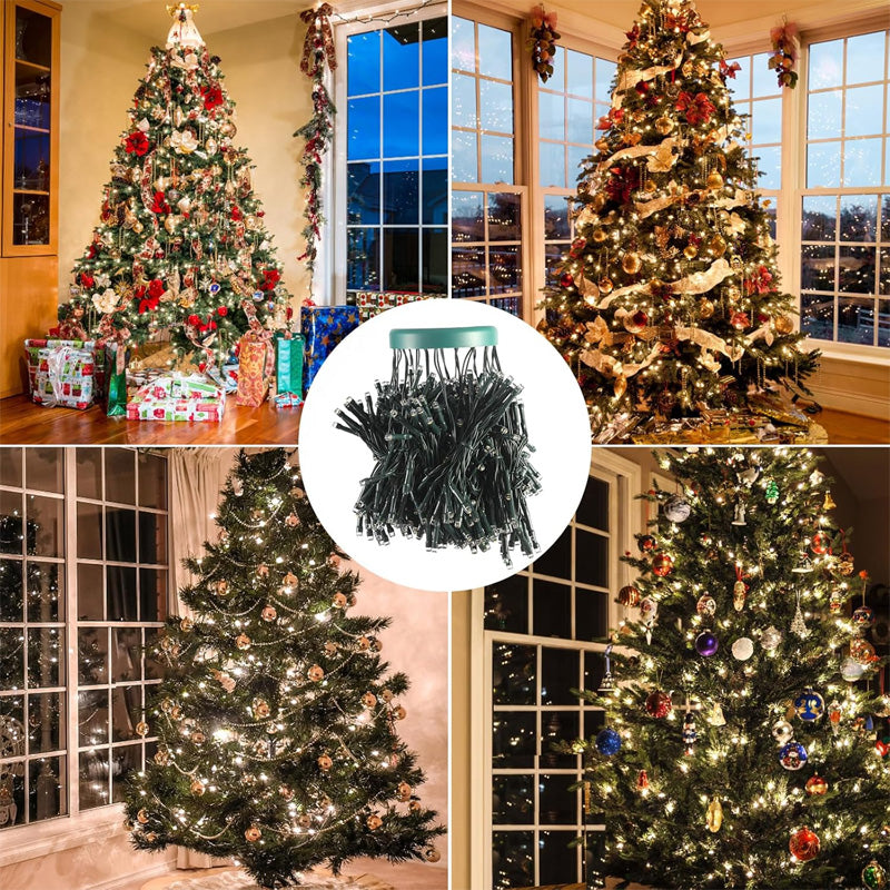 🎄 LED prstencové pěticípé hvězdné vánoční stromkové světlo 🎄