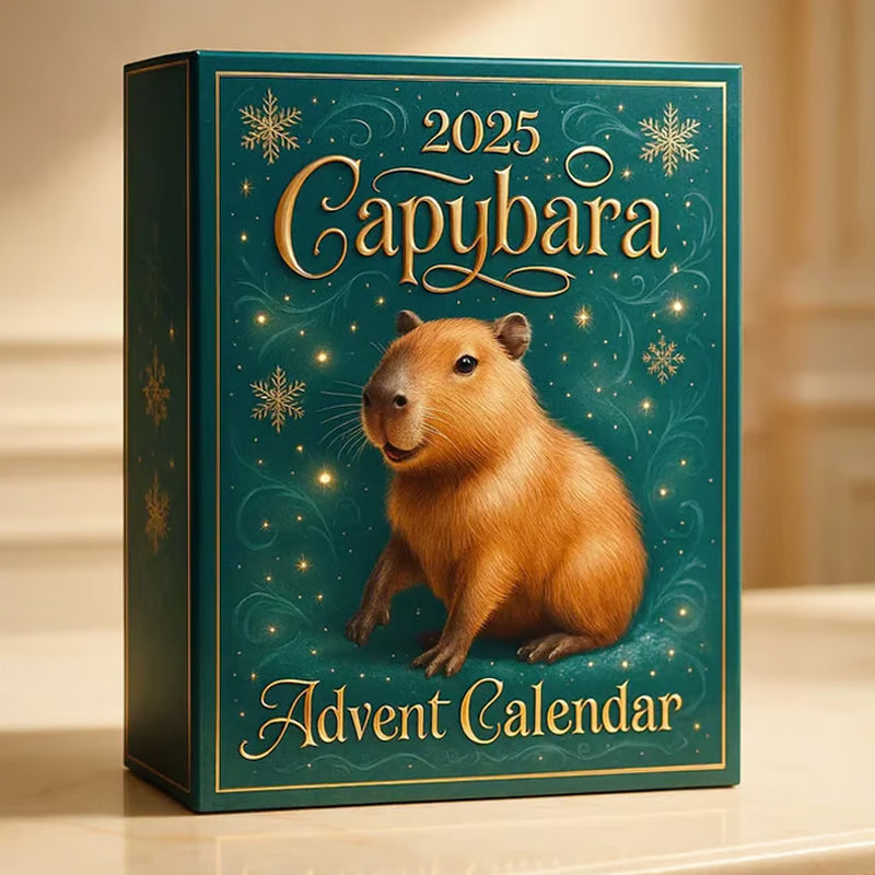 🐾 Adventní kalendář Capybara 2025 – 24 dní příjemných překvapení 🎄✨