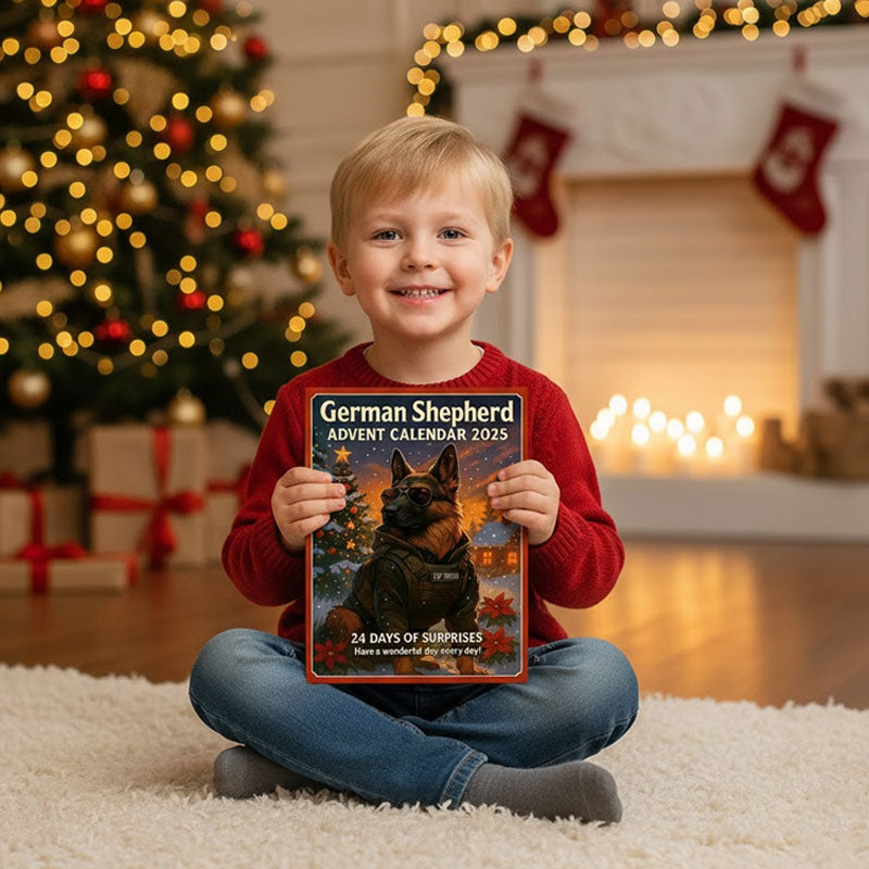 🎄🐾 Adventní kalendář německého ovčáka 2025 🎁