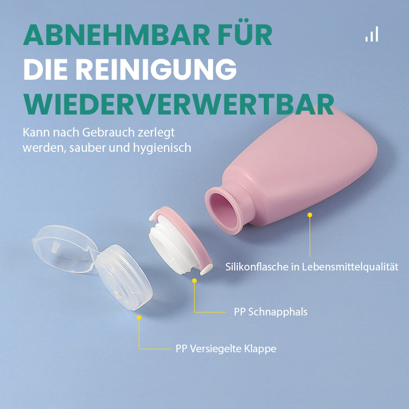 Auslaufsichere Silikon-Spenderflasche Mit Riemen