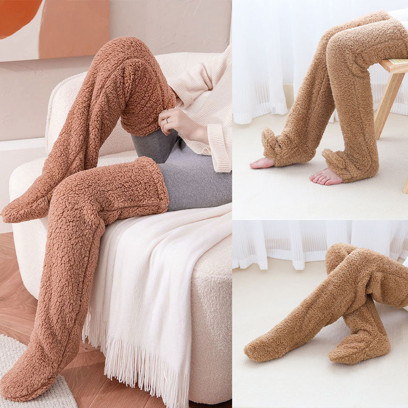 Fleece-Kniestrümpfe