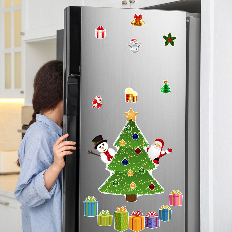 🎄Vánoční magnetické samolepky na ledničku