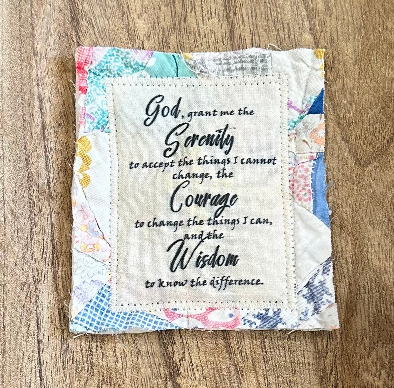 ✝️Best Encouraged And Blessed Gift-Prayer Quilt with cross inside