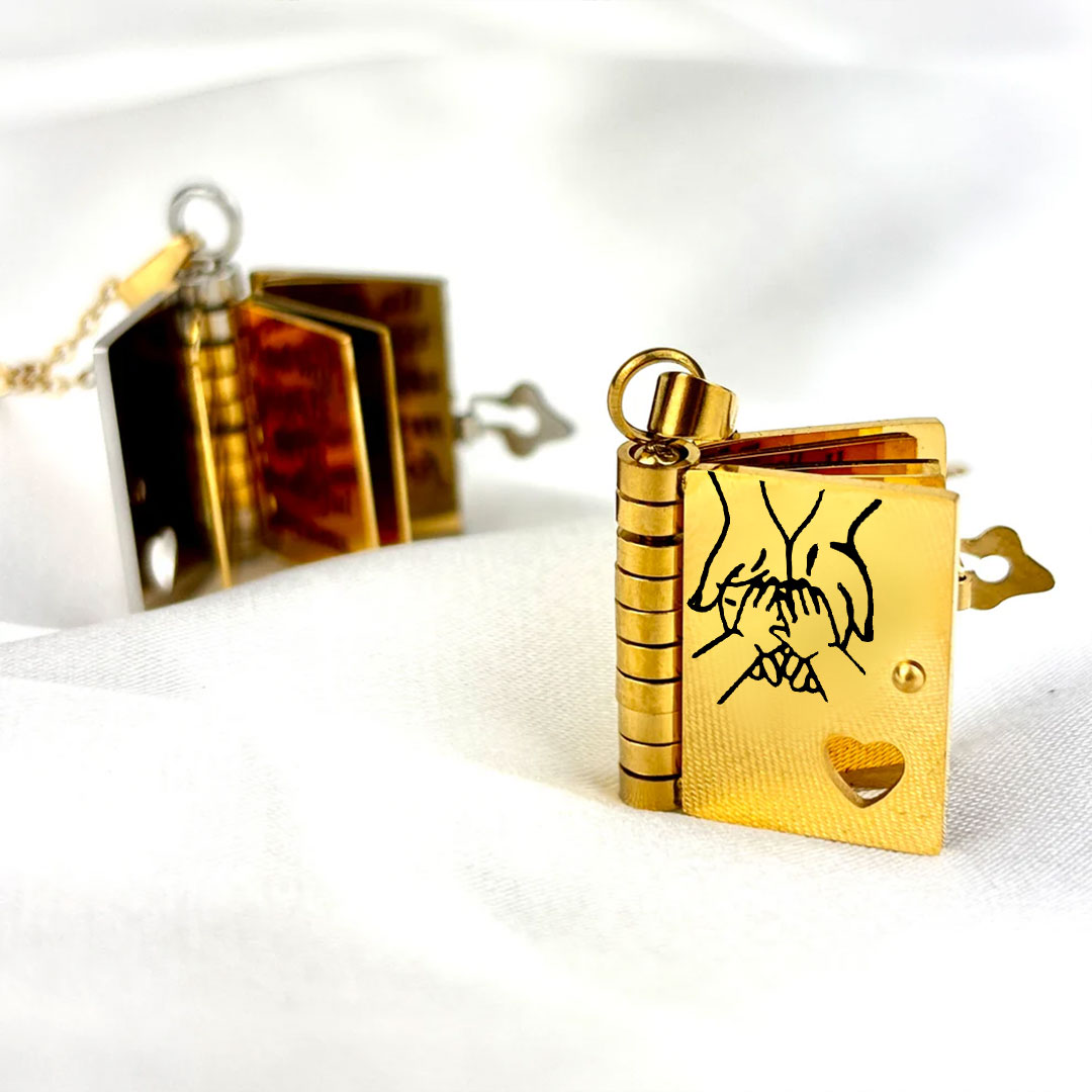 Incredible Book Necklace