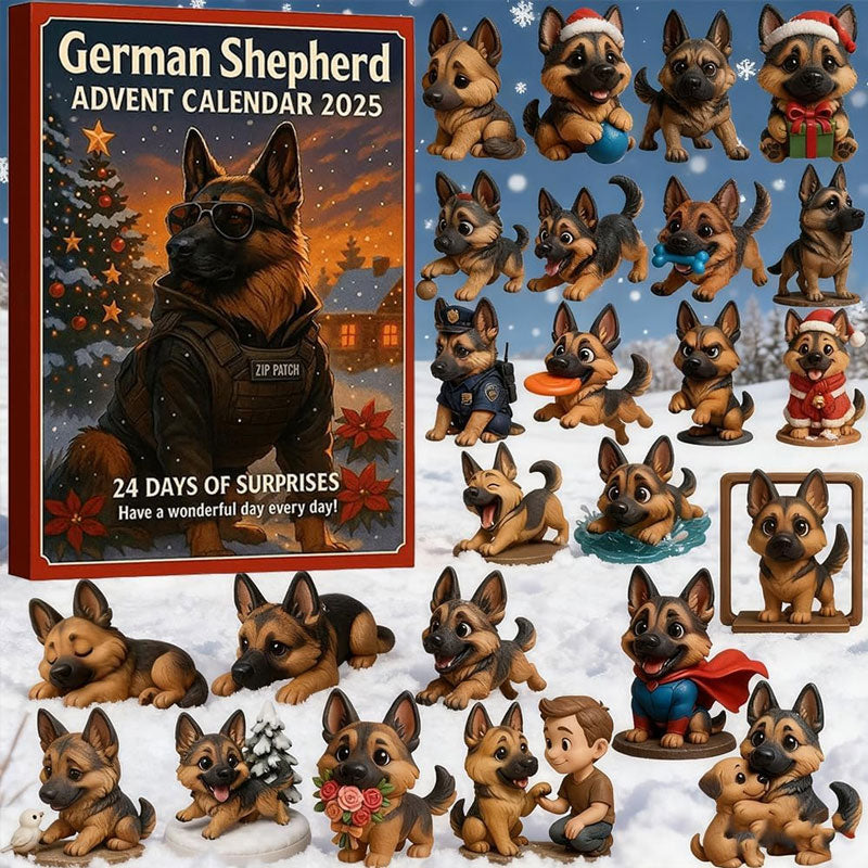 🎄🐾 Adventní kalendář německého ovčáka 2025 🎁