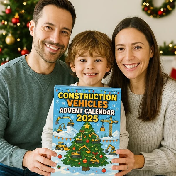 Adventní kalendář stavebních vozidel 2025