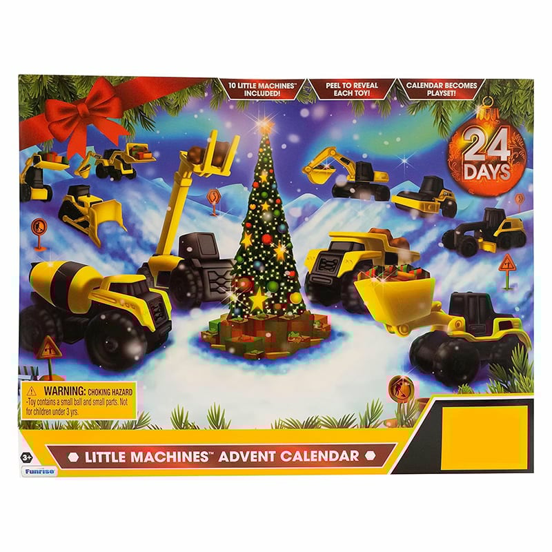 24denní adventní kalendář s stavebním autíčkem
