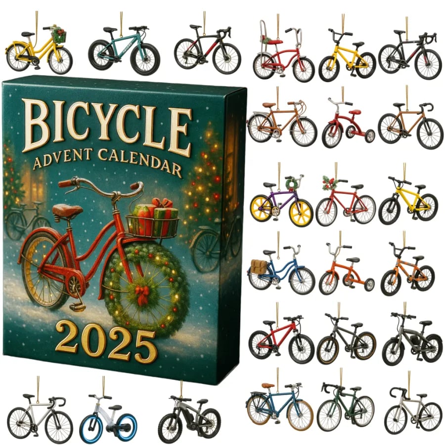 Adventní kalendář s motivem jízdních kol 2025