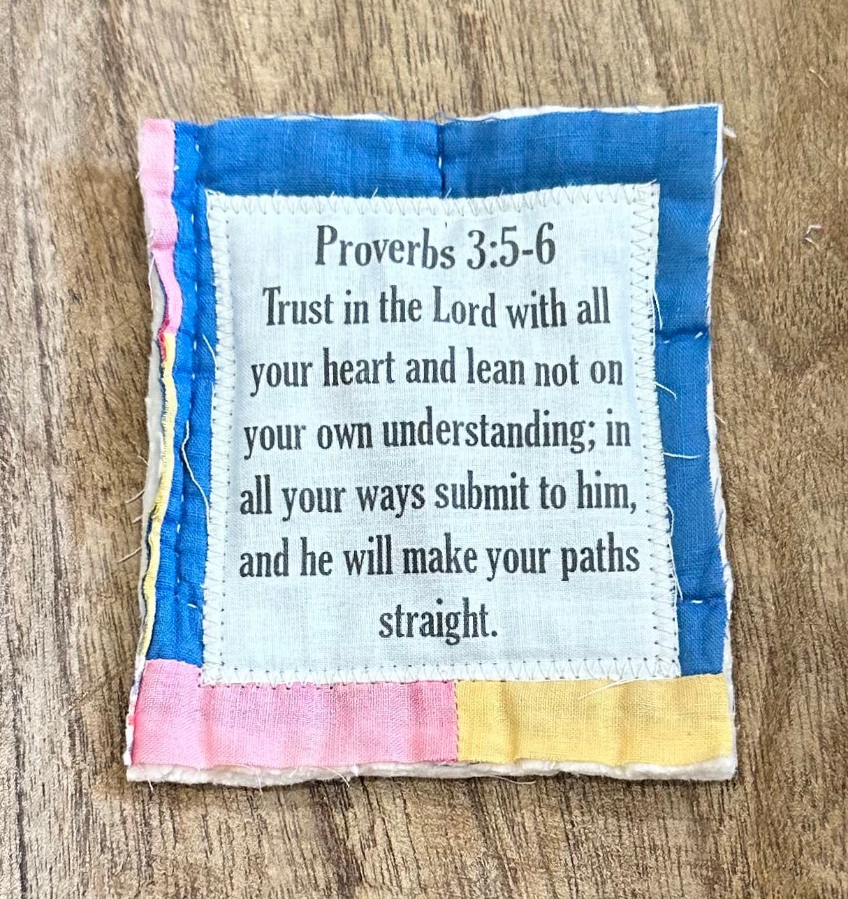 ✝️Best Encouraged And Blessed Gift-Prayer Quilt with cross inside