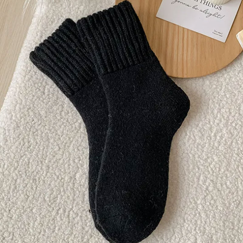 🧦 Teplé vlněné ponožky v délce do poloviny lýtek